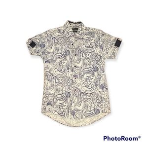 ETZO MEN'S CASUAL BUTTON DOWN SHIRT Size S Slim fit